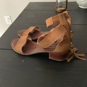 Steve Madden faux suede sandals